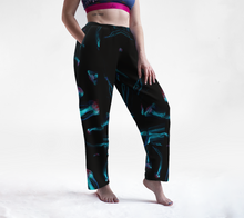 Load image into Gallery viewer, Black Jelly Lounge Pants