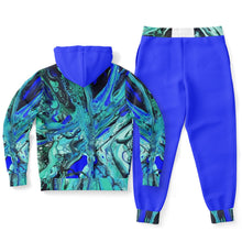Load image into Gallery viewer, Electric Blues Hoodie &amp; Jogger Set