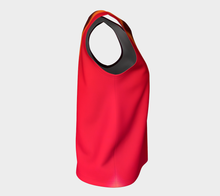 Load image into Gallery viewer, Red Tulips Loose Tank Top - Long