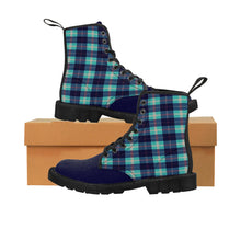 Load image into Gallery viewer, Plaid Women&#39;s Canvas Boots