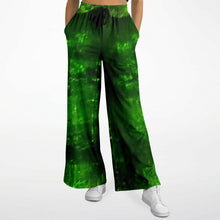 Load image into Gallery viewer, Green Tourmaline Flared Joggers