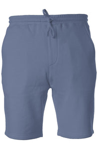 Pigment Dyed Fleece Shorts - Denim Blue