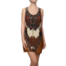 Load image into Gallery viewer, Admiral butterfly racerback dress front