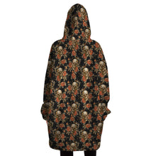 Load image into Gallery viewer, Skulls blanket hoodie back