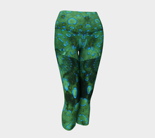 Load image into Gallery viewer, Peacock Flounder Eco Yoga Capris