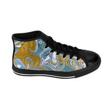 Load image into Gallery viewer, Golden Mix Women&#39;s High-top Sneakers