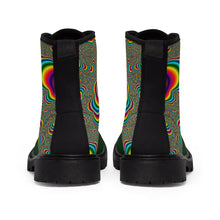 Load image into Gallery viewer, Psychedelic Gases Women&#39;s Canvas Boots