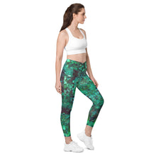Load image into Gallery viewer, Ocean Reef Crossover Leggings With Pockets