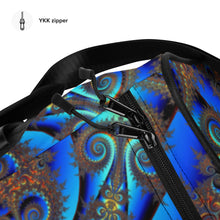 Load image into Gallery viewer, Psychedelic Blues Duffle bag