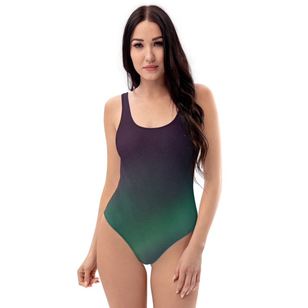 Aurora Borealis One-Piece Swimsuit