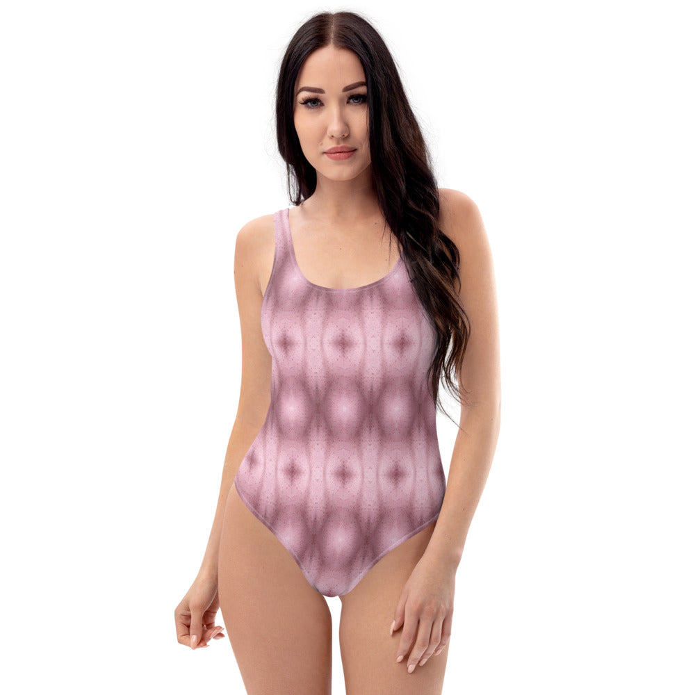 Raspberry Cream One-Piece Swimsuit