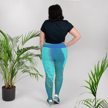 Load image into Gallery viewer, Sea and Sky Plus Size Leggings