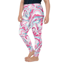 Load image into Gallery viewer, Marbled Plus Size Leggings