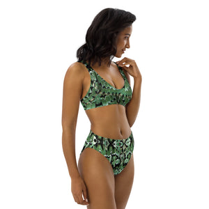 Sallow Recycled High-waisted Bikini