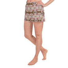 Load image into Gallery viewer, Rose Bud Women&#39;s Athletic Shorts
