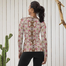 Load image into Gallery viewer, Rose Bud Women&#39;s Rash Guard
