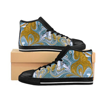 Load image into Gallery viewer, Golden Mix Women&#39;s High-top Sneakers