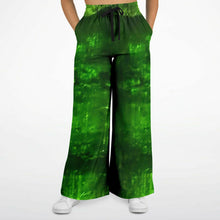 Load image into Gallery viewer, Green Tourmaline Flared Joggers