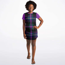 Load image into Gallery viewer, Auld Lang Syne Eco Tartan T-shirt Dress