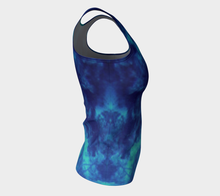 Load image into Gallery viewer, Coral Reef Fitted Tank Top - Long