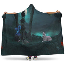 Load image into Gallery viewer, Mythical Land Hooded Blanket