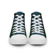 Load image into Gallery viewer, Black Watch Men’s High Top Canvas Shoes