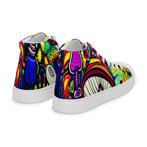 Psychedelic Shrooms Men’s High Top Shoes