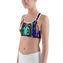 Load image into Gallery viewer, Psychedelic Shrooms Sports bra
