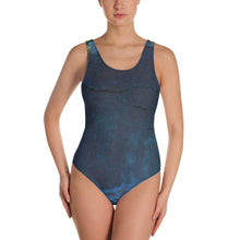 Load image into Gallery viewer, Purple Sea One-Piece Swimsuit