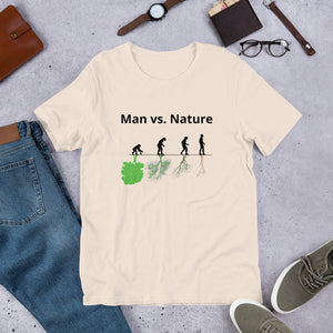 Man vs. Nature - Unisex Eco T-Shirt