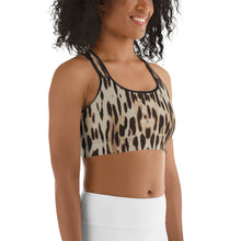 Load image into Gallery viewer, Leopard Print Sports Bra