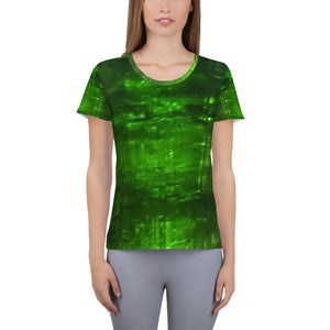 Green Tourmaline Women's Athletic T-shirt