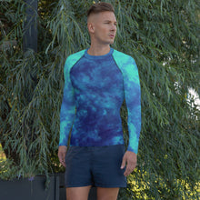 Load image into Gallery viewer, Ray Blue Men&#39;s Rash Guard