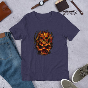 Skulls on Fire Unisex Eco T-Shirt