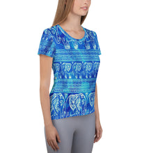 Load image into Gallery viewer, Blue Elephants Women&#39;s Athletic T-shirt