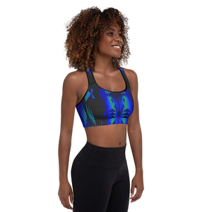 Between The Blues Padded Sports Bra