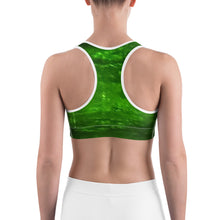 Load image into Gallery viewer, Green Tourmaline Sports bra