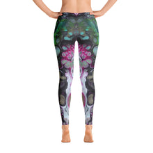 Load image into Gallery viewer, Abstract paint leggings back