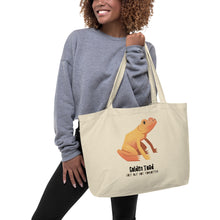Load image into Gallery viewer, Golden Toad Large Eco Tote Bag