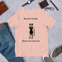 Load image into Gallery viewer, Cat&#39;s In Heat - Unisex Eco T-Shirt
