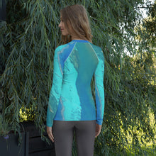 Load image into Gallery viewer, Sea and Sky Women&#39;s Rash Guard