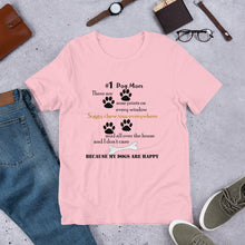 Load image into Gallery viewer, #1 dog mom t-shirt pink
