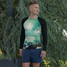 Load image into Gallery viewer, Fireworks Men&#39;s Rash Guard