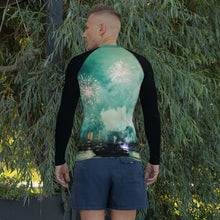 Load image into Gallery viewer, Fireworks Men&#39;s Rash Guard