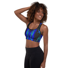Load image into Gallery viewer, Between The Blues Padded Sports Bra