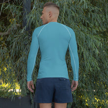 Load image into Gallery viewer, Blue Men&#39;s Rash Guard