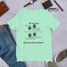 Load image into Gallery viewer, #1 dog mom t-shirt mint