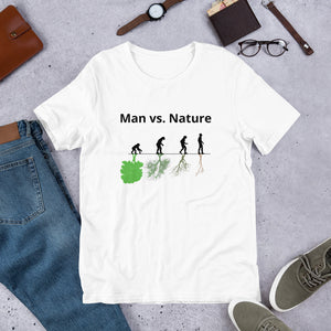 Man vs. Nature - Unisex Eco T-Shirt