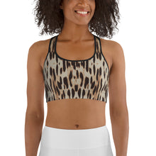 Load image into Gallery viewer, Leopard Print Sports Bra