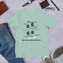 Load image into Gallery viewer, #1 Dog Mom t-shirt green